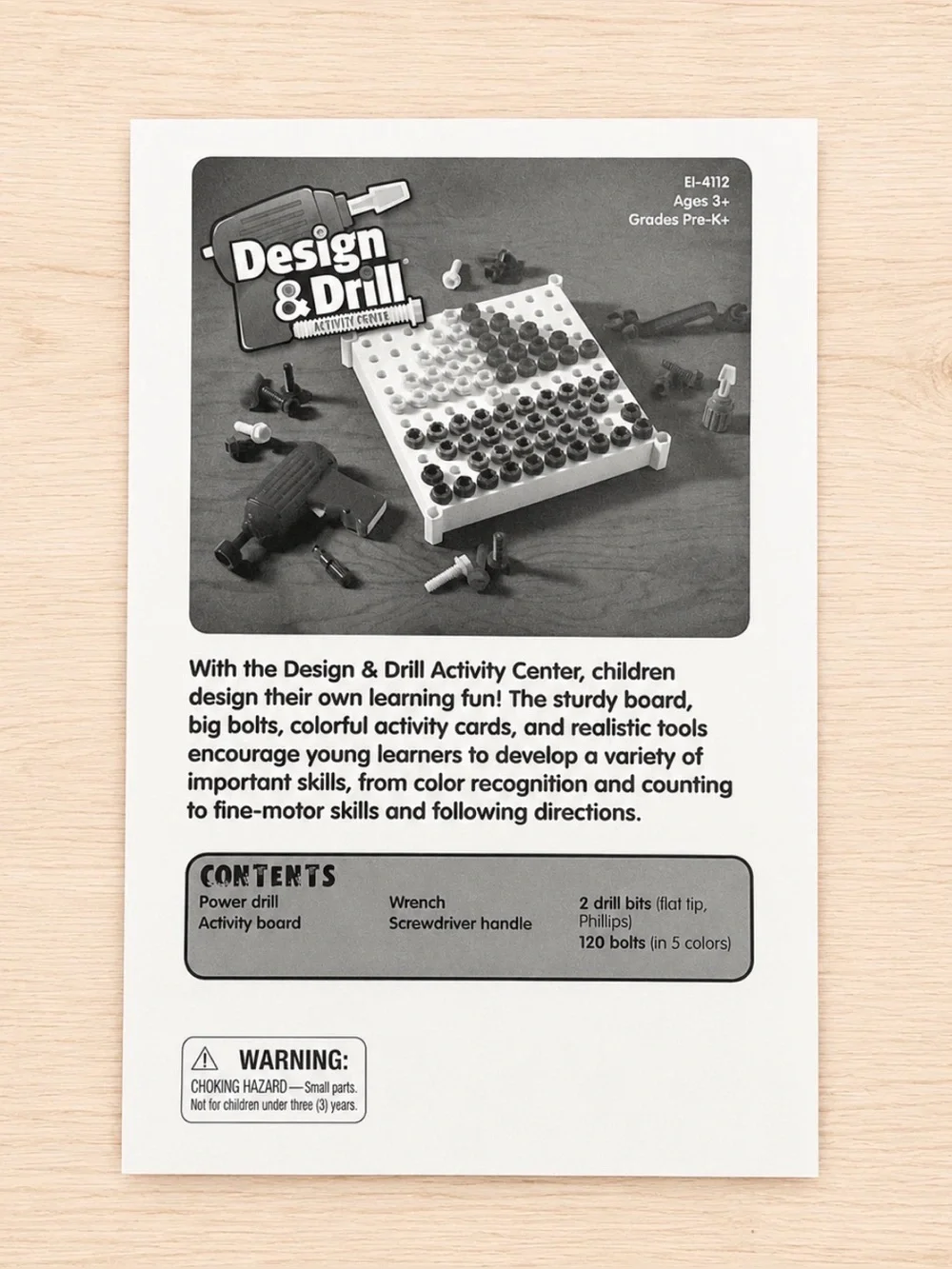 Educational Insights Designs Drill Activity Center Replacement Parts STEM Toy